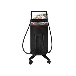 808nm diode laser hair removal machine with dual handpieces and large touchscreen