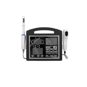 HIFU facial lifting machine with dual handpieces and touch screen interface